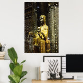 black madonna montserrat poster (Bureau à domicile)
