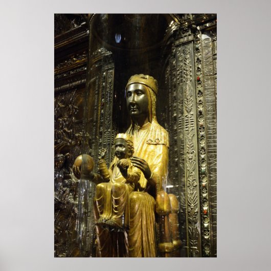 black madonna montserrat poster (Devant)