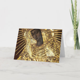 Black Madonna Poland Our Lady of Grace Of The Gate Kaart