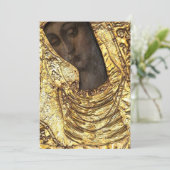 Black Madonna Polen onze dame van de genade Kaart (Staand voorkant)