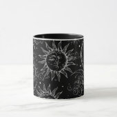 Black Magic  Celestial Sun Moon Stars Mok (Midden)