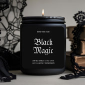 Black Magic Halloween Étiquette - Gothique