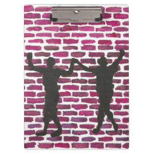 Black Magic Hollyhock door Yeshaya Dank Houten Wan Klembord