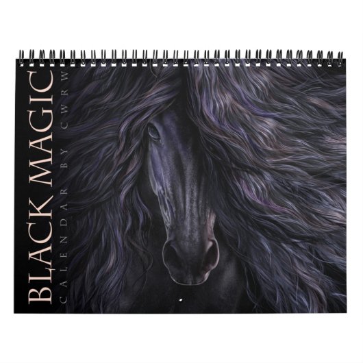 Black Magic Horse Calendar Kalender (Hoes)