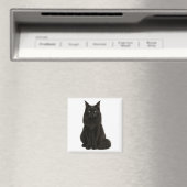 Black Maine Coon Magnet (In Situ (Lave-vaisselle))