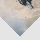 Black Majestic Raven Tissuepapier (Detail)