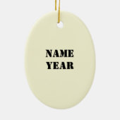 Black Male Construction Worker Pick AX Ornament (Achterkant)