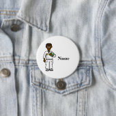 Black Male Nurse Button (In situ)