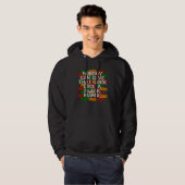 Black Mama African American Mom Look Hoodie (Voorkant volledig)