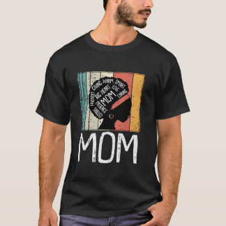 Black mama Afro Natural Hair Melanin Pride mama T-shirt