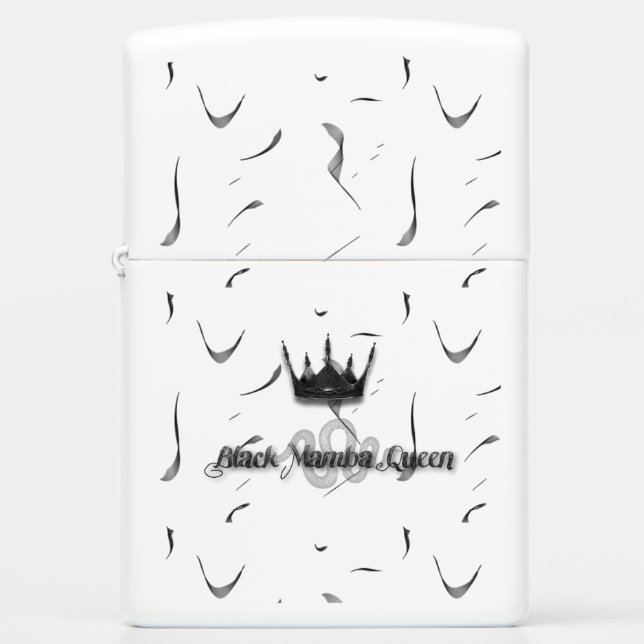 Black Mamba Queen Zippo Lighter (Voorkant)