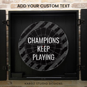 Black Man Cave Citaat Dartbord