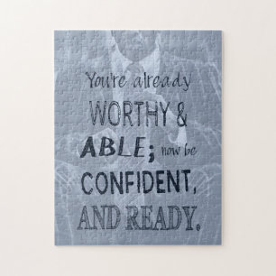 Black Man Confidence Legpuzzel
