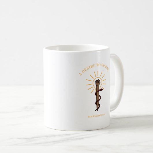 Black Man, M.D. Coffee Mug (Devant droit)
