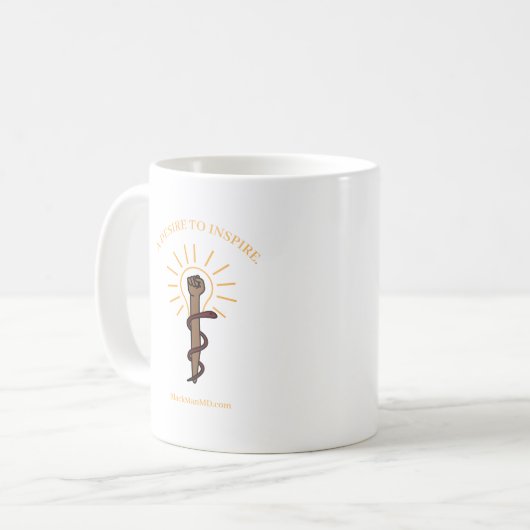 Black Man, M.D. Coffee Mug (Devant gauche)