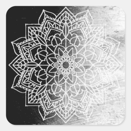 Black Mandala Stickers (Voorkant)