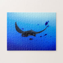 Black Manta Sting Ray Foto Puzzle