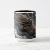 Black Marble Abstract Coffee Mug – Modern mug (Centre)