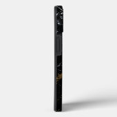 Black Marble Elite Case-Mate iPhone Case (Achterkant / Rechts)