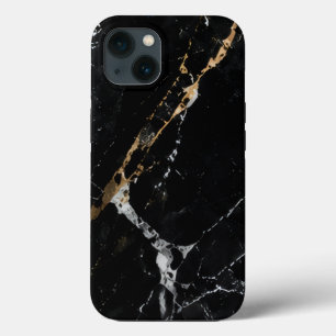 Black Marble Elite iPhone 13 Hoesje