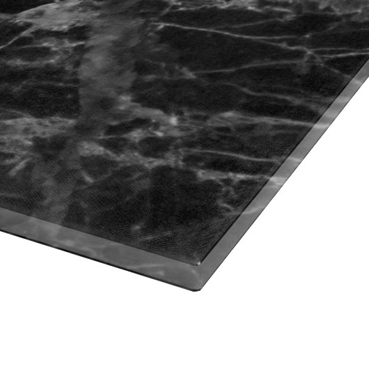 BLACK MARBLE LOOK CUTTING BOARD SNIJPLANK (Hoek)