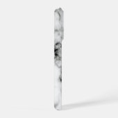 Black Marble Look Design iPhone Case (Côté droit)