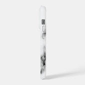 Black Marble Look Design iPhone Case Hoesje (Linkerkant)