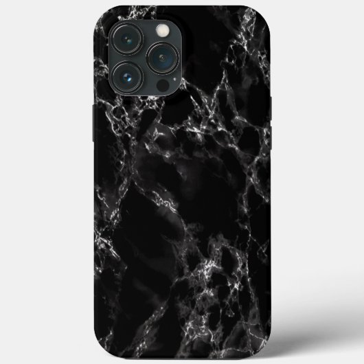 Black Marble Stone - Elegant Case-Mate iPhone Case (Achterkant)