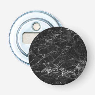Black Marble Stone Kijk Button Flesopener