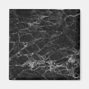 Black Marble Stone Kijk Magneet