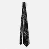 Black Marble Stone Stropdas (Achterkant)