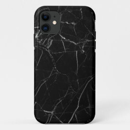Black Marble Texture iPhone 11 Hoesje