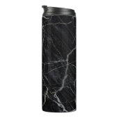 Black Marble Tumbler Thermosbeker (Geroteerd rechts)