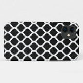 Black Marocain Motif iPhone 5 Coque (Dos (Horizontal))