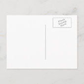 Black Maroon Photo Afstuderen Save the Date Kaart (Achterkant)