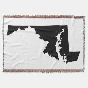 Black Maryland Shape Deken