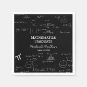 Black Mathematics Afstuderen klasse van Afstuderen Servet (Voorkant)
