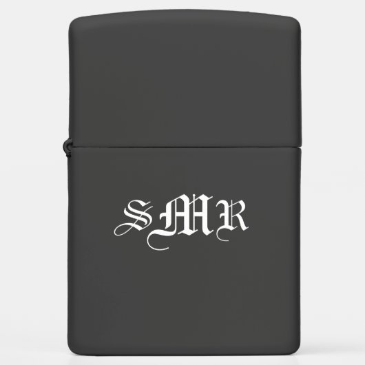 Black Matte persoonlijke Zippo® Lighter (Voorkant)