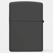 Black Matte persoonlijke Zippo® Lighter (Achterkant)