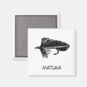 "Black Matuka" Flyfish Art Magnet (Recto/Verso)