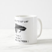 "Black Matuka - Truite volée "To Do List" Mug (Devant droit)