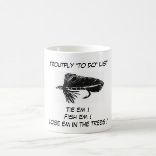 "Black Matuka - Truite volée "To Do List" Mug