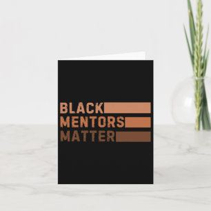 Black Mentors Probleem Zwarte Geschiedenis Maand A Kaart