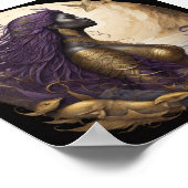 Black Mermaid Purple or A Poster (Coin)