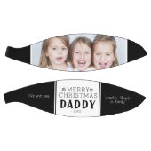 Black Merry kerstpappa foto Basketbal (Panelen)