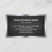 Black Mesh Handyman Repair Tools Electricia Visitekaartje (Achterkant)