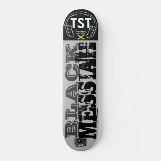 BLACK MESSIE Skateboard (Recto)