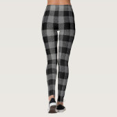 Black, Mid Gray & Woodrook Gingham Shepherd's Leggings (Achterkant)