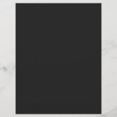 Black Minimal Home Building Construction QR Code Flyer (Achterkant)