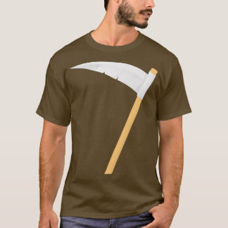 Black Minimalist Ax Horror Halloween TShirt